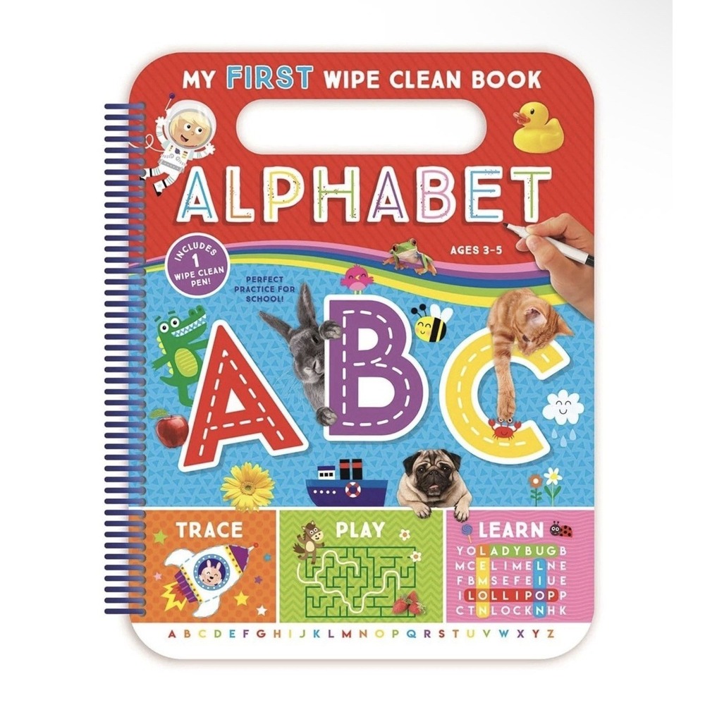 My First Wipe-Clean: Alphabet-Teacher-Approved Activities to Help Kids Trace ABC